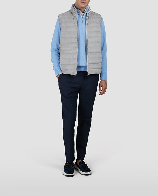 Imagen 0 de Pantalón de hombre chino con pliegues algodón