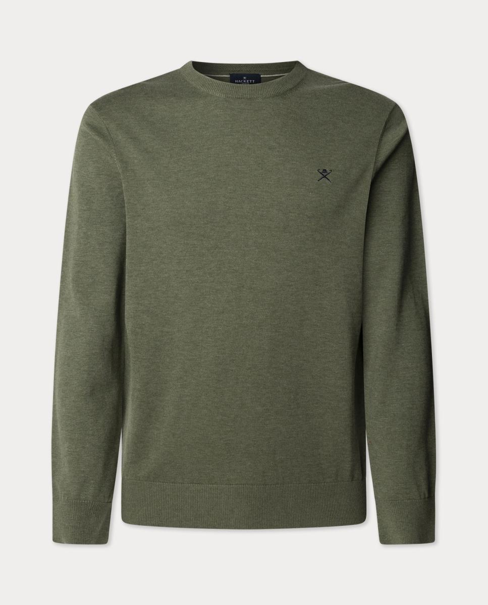 Imagen 0 de Jersey de hombre cuello redondo algodón seda