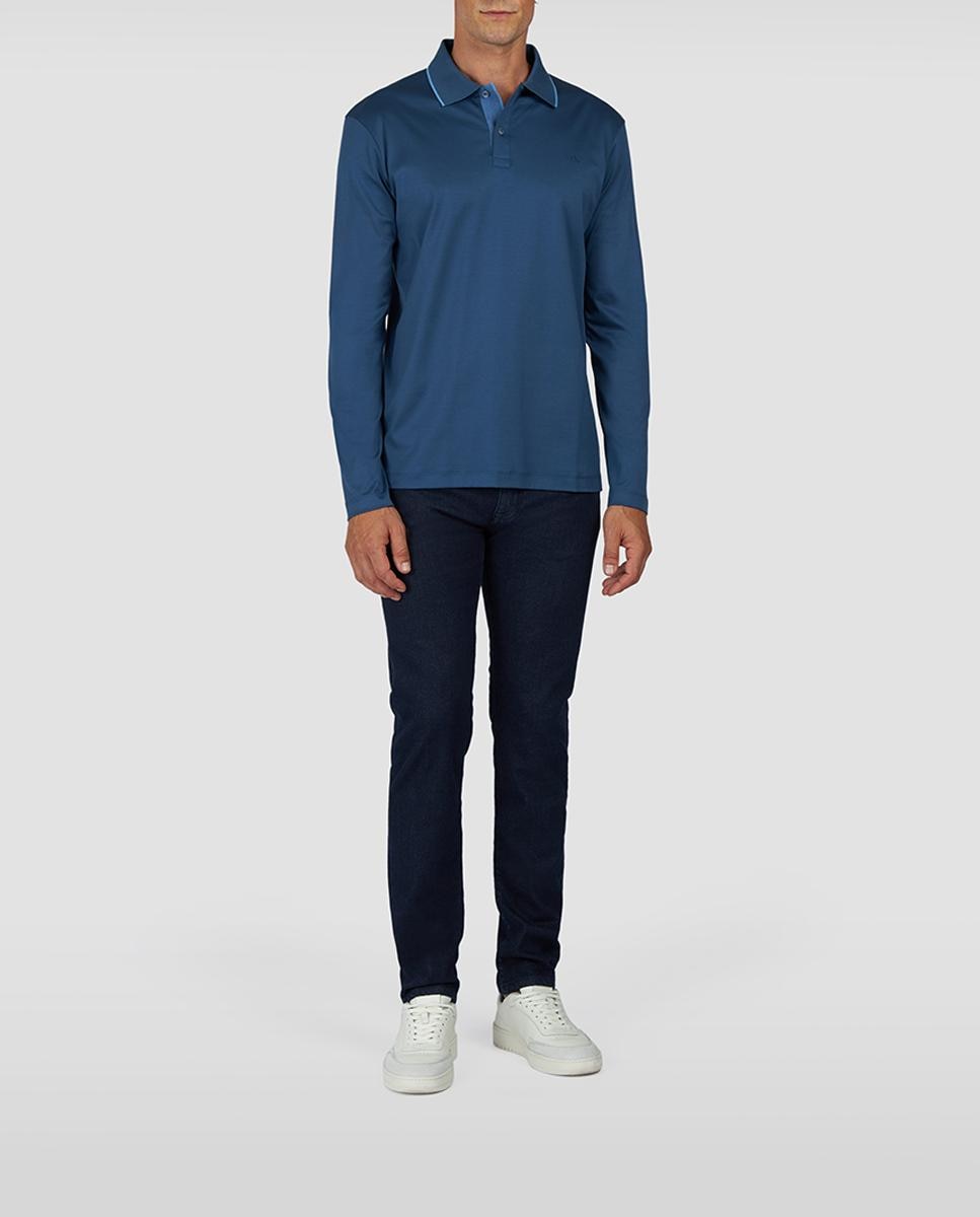 Imagen 0 de Pantalón jeans de hombre pespuntes a tono 5 bolsillos