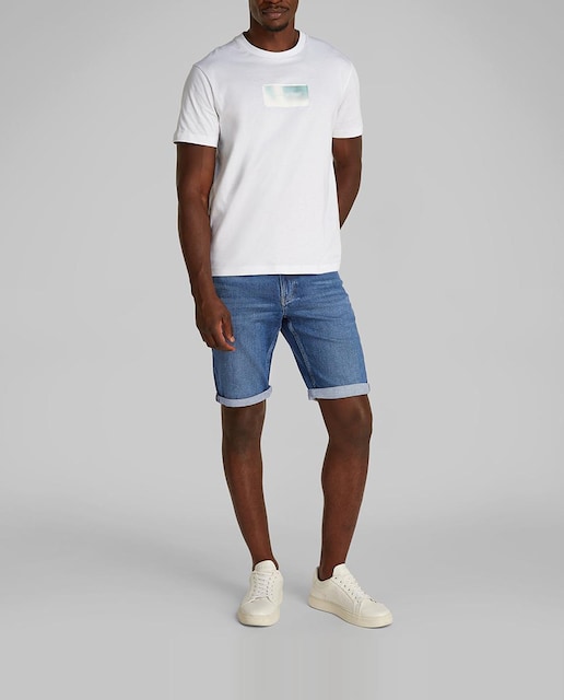 Imagen 0 de Short vaquero azul medio de hombre