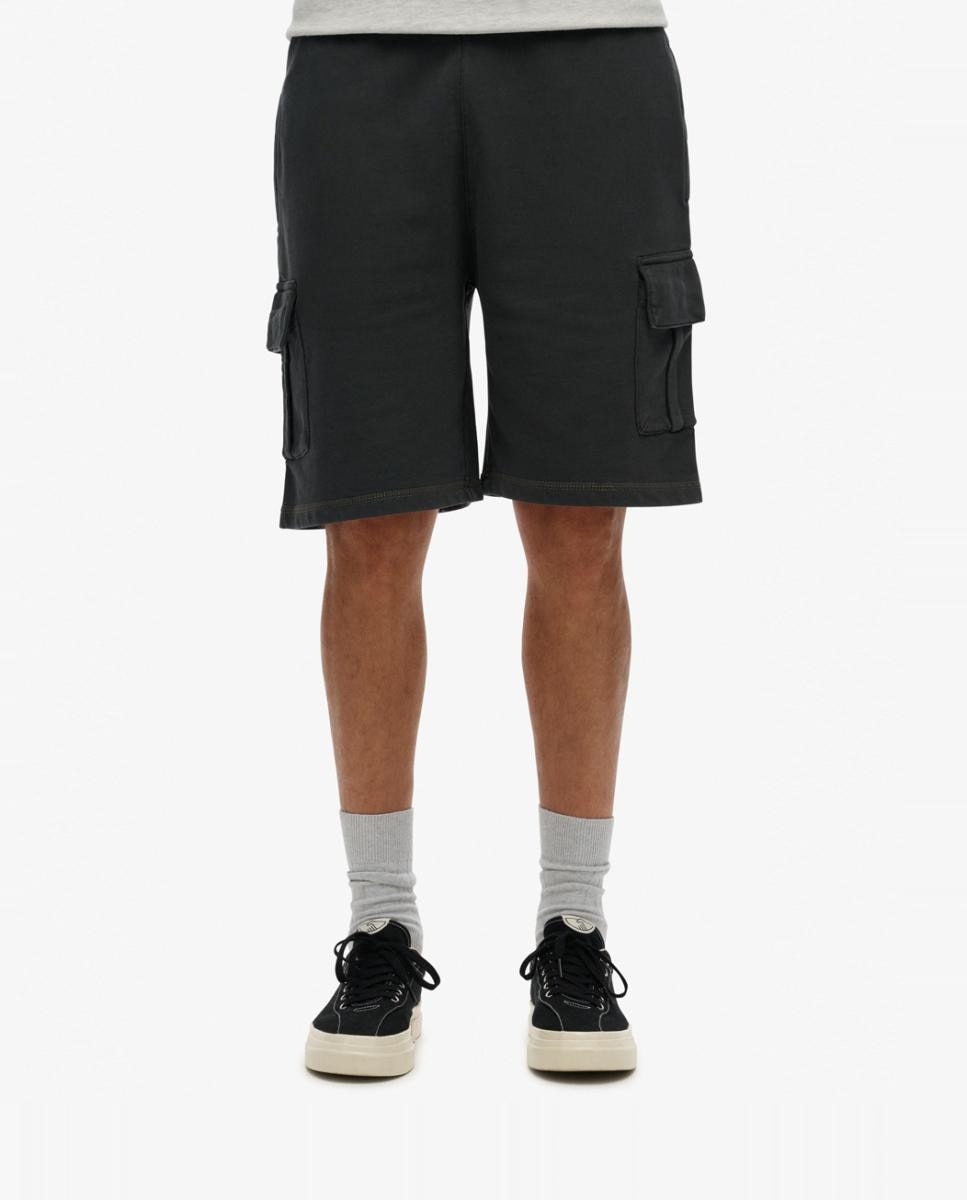 Imagen 0 de Pantalones cortos cargo de hombre con costura de contraste