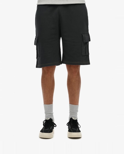 Imagen 0 de Pantalones cortos cargo de hombre con costura de contraste