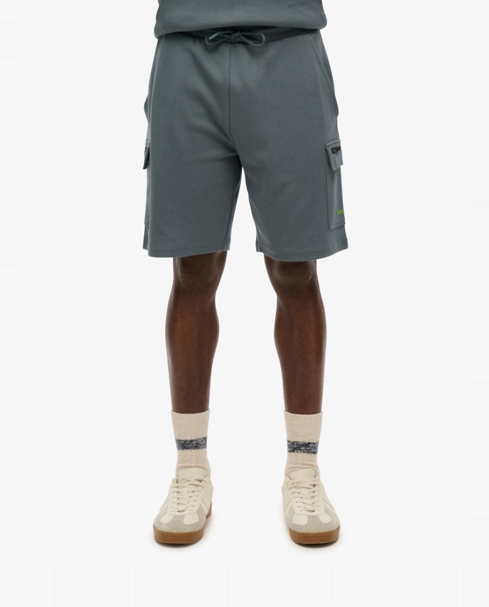 Imagen 0 de Pantalones cortos cargo de hombre con logo Tech