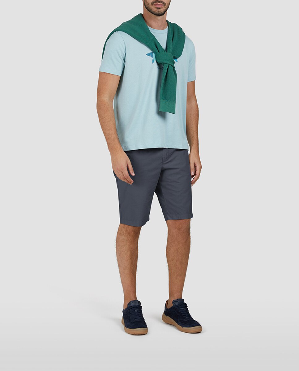 Imagen 0 de Bermuda de hombre chino sin pliegues lisa