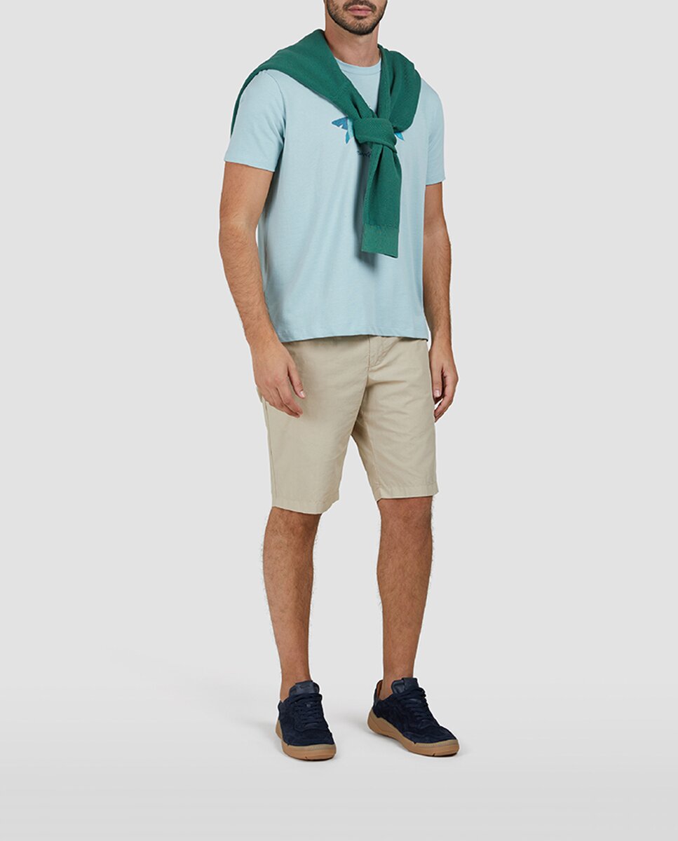 Imagen 0 de Bermuda de hombre de tallas grandes ultralight popelín