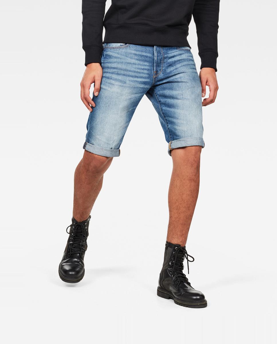 Imagen 0 de Bermuda vaquera de hombre G-Star Raw 3301 azul