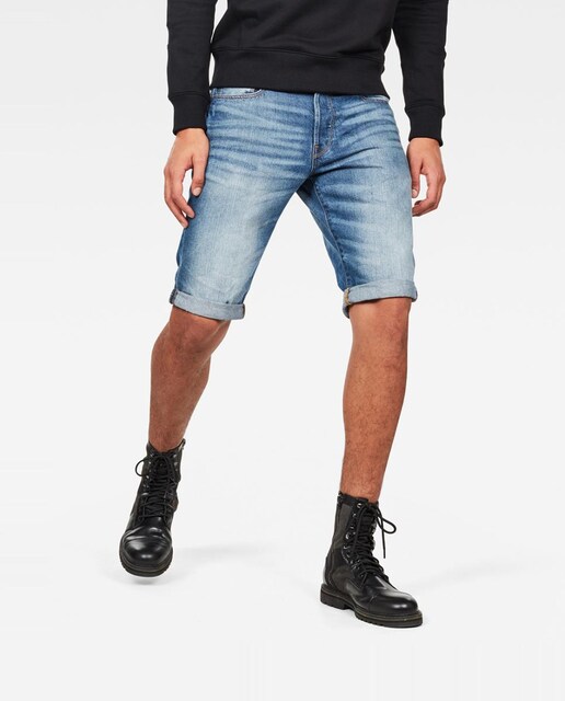Imagen 0 de Bermuda vaquera de hombre G-Star Raw 3301 azul