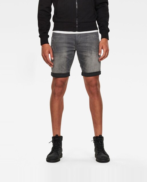 Imagen 0 de Bermuda vaquera de hombre gris