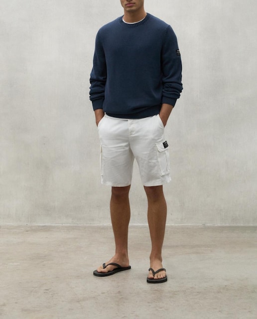 Imagen 0 de Pantalón corto hombre algodón reciclado cargo