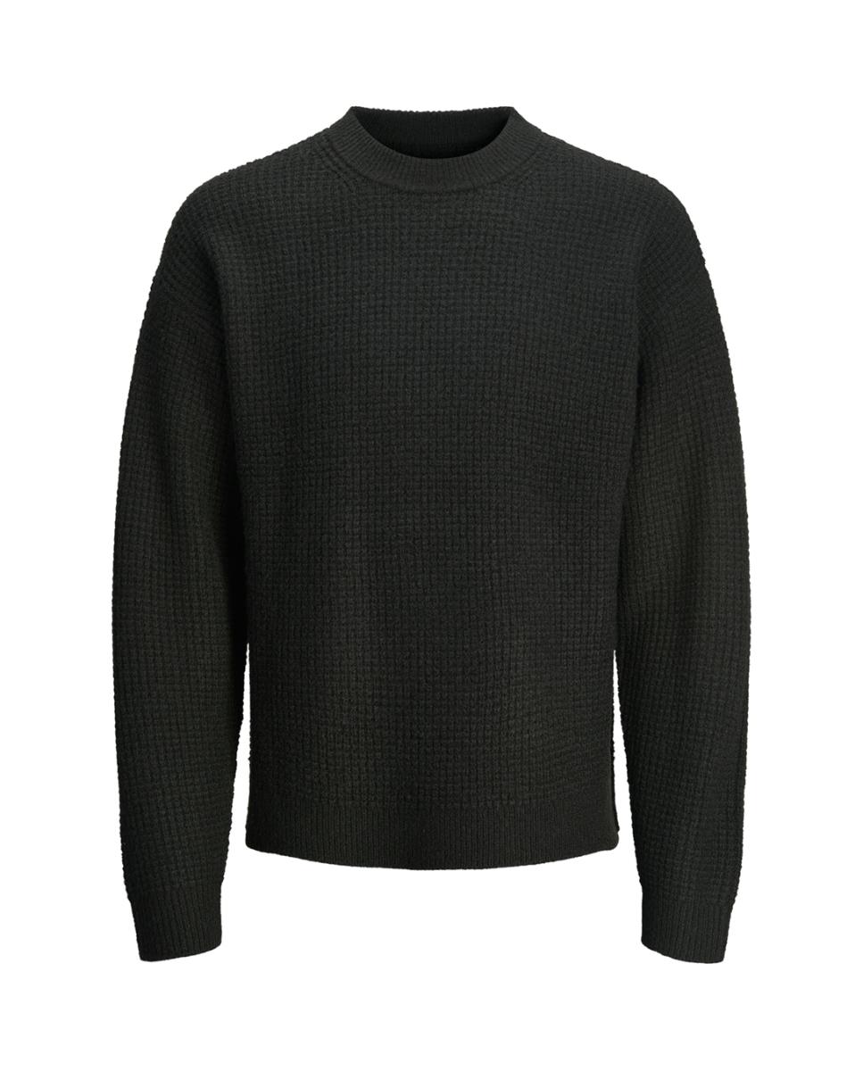Imagen 0 de Jersey combinado de cuello redondo de hombre