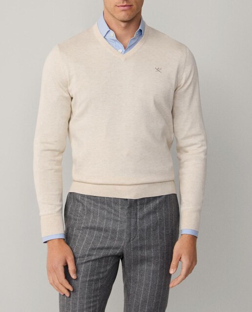 Imagen 0 de Jersey Cuello Pico Algodón Seda