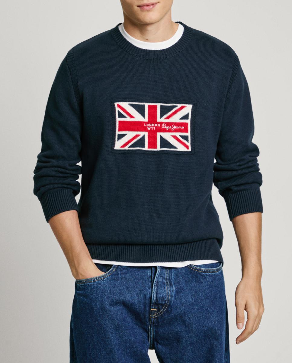 Imagen 0 de Jersey de hombre cuello redondo