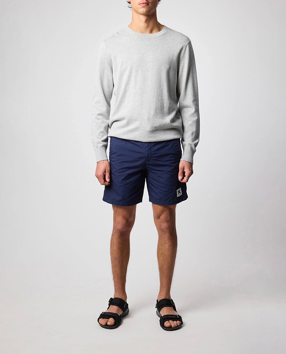 Imagen 0 de Jersey de punto regular fit tejido en hilatura de algodón de hombre