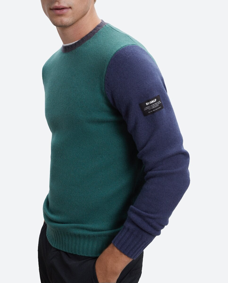 Imagen 0 de Jersey de hombre con punto grueso y cuello alto