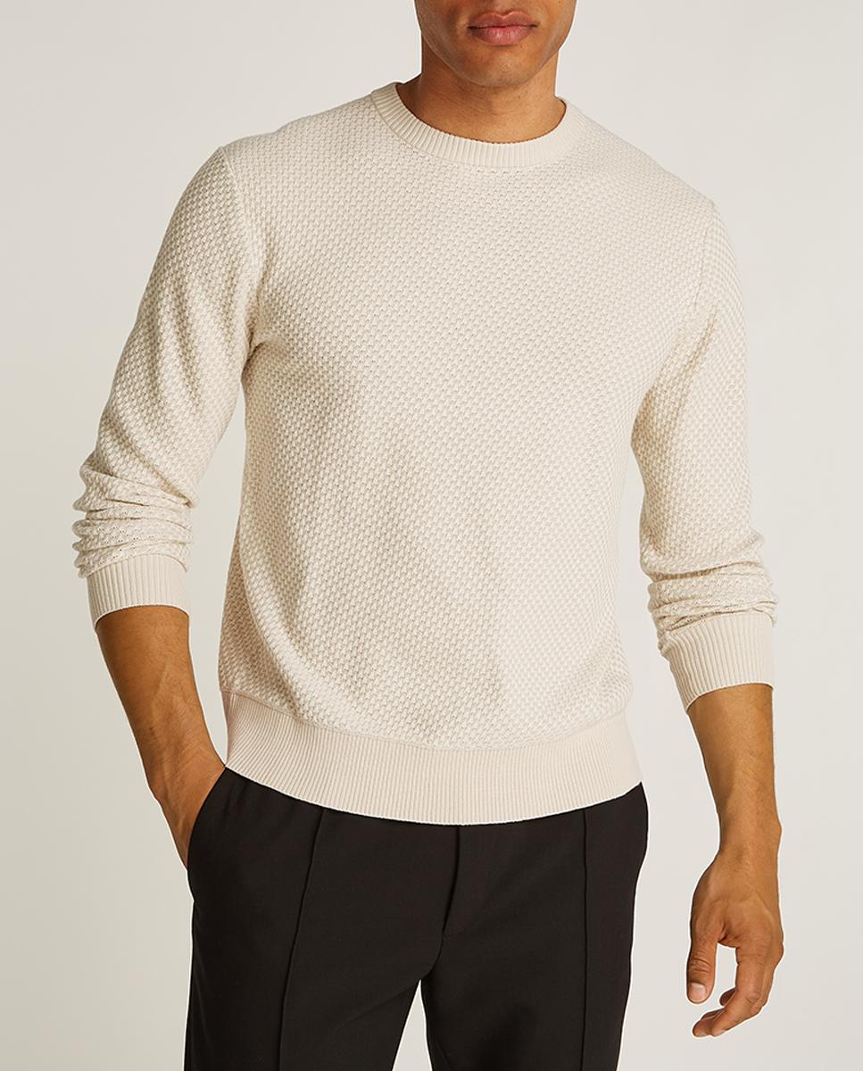 Imagen 0 de Jersey Hombre de punto a doble tono