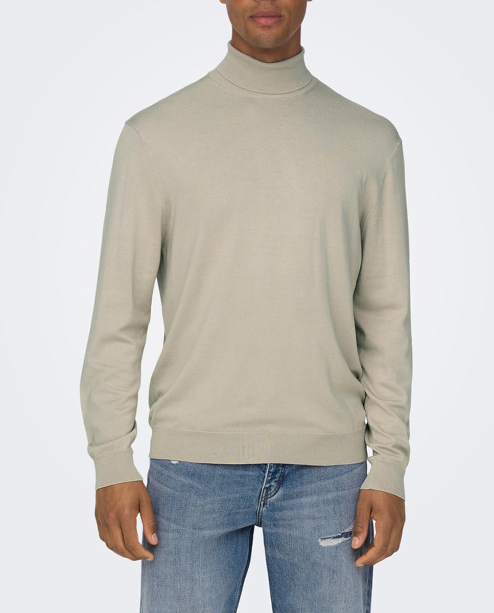 Imagen 0 de Jersey de hombre con el cuello vuelto