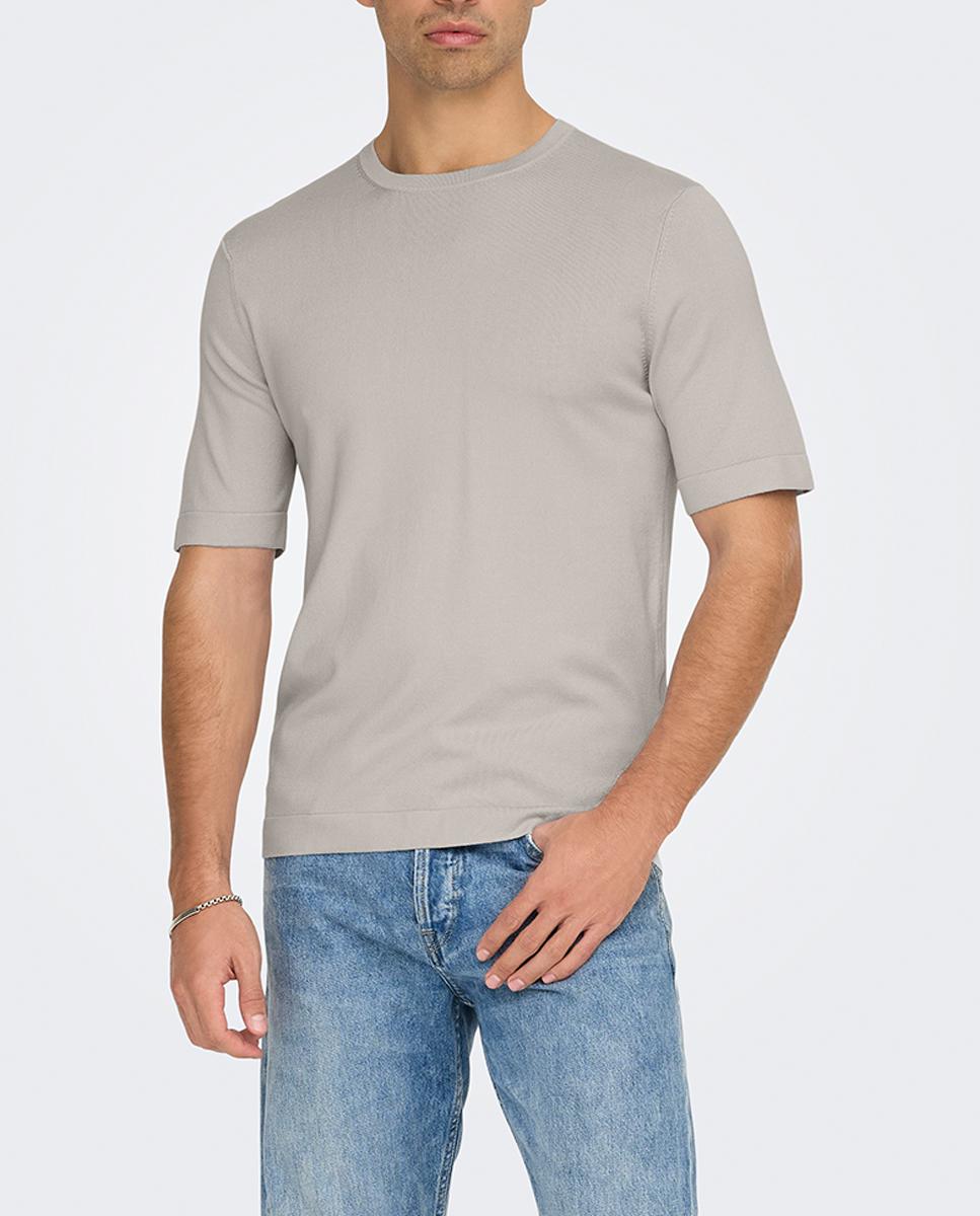 Imagen 0 de Camiseta de punto de hombre manga corta