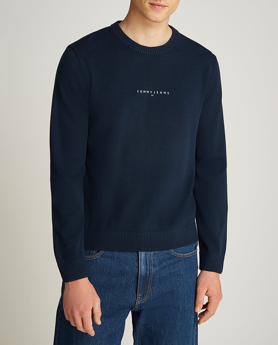 Imagen 0 de Jersey de hombre slim fit con logo bordado