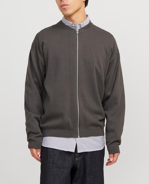 Imagen 0 de Chaqueta bomber de punto de hombre