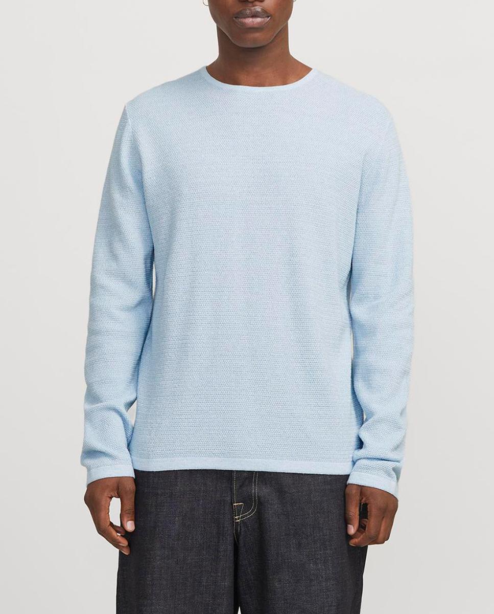 Imagen 0 de Jersey de punto de mangas largas y corte relaxed de hombre