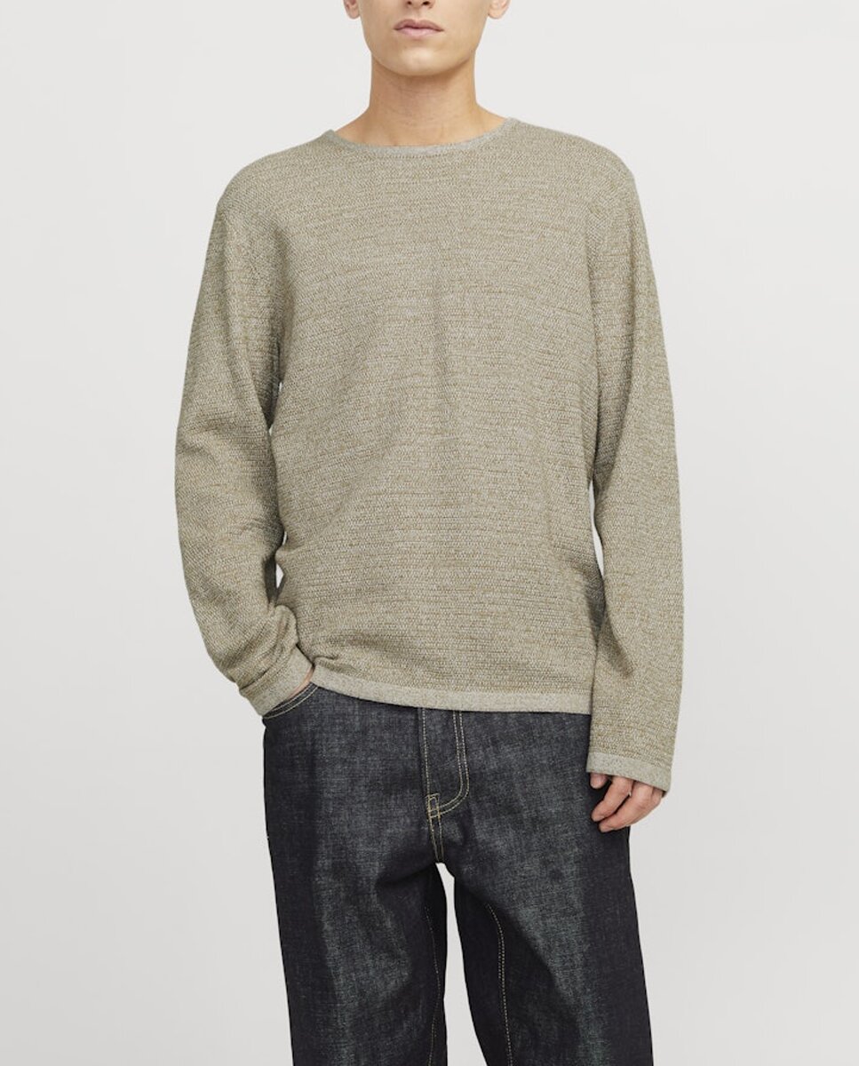 Imagen 0 de Jersey de hombre liso con cuello redondo