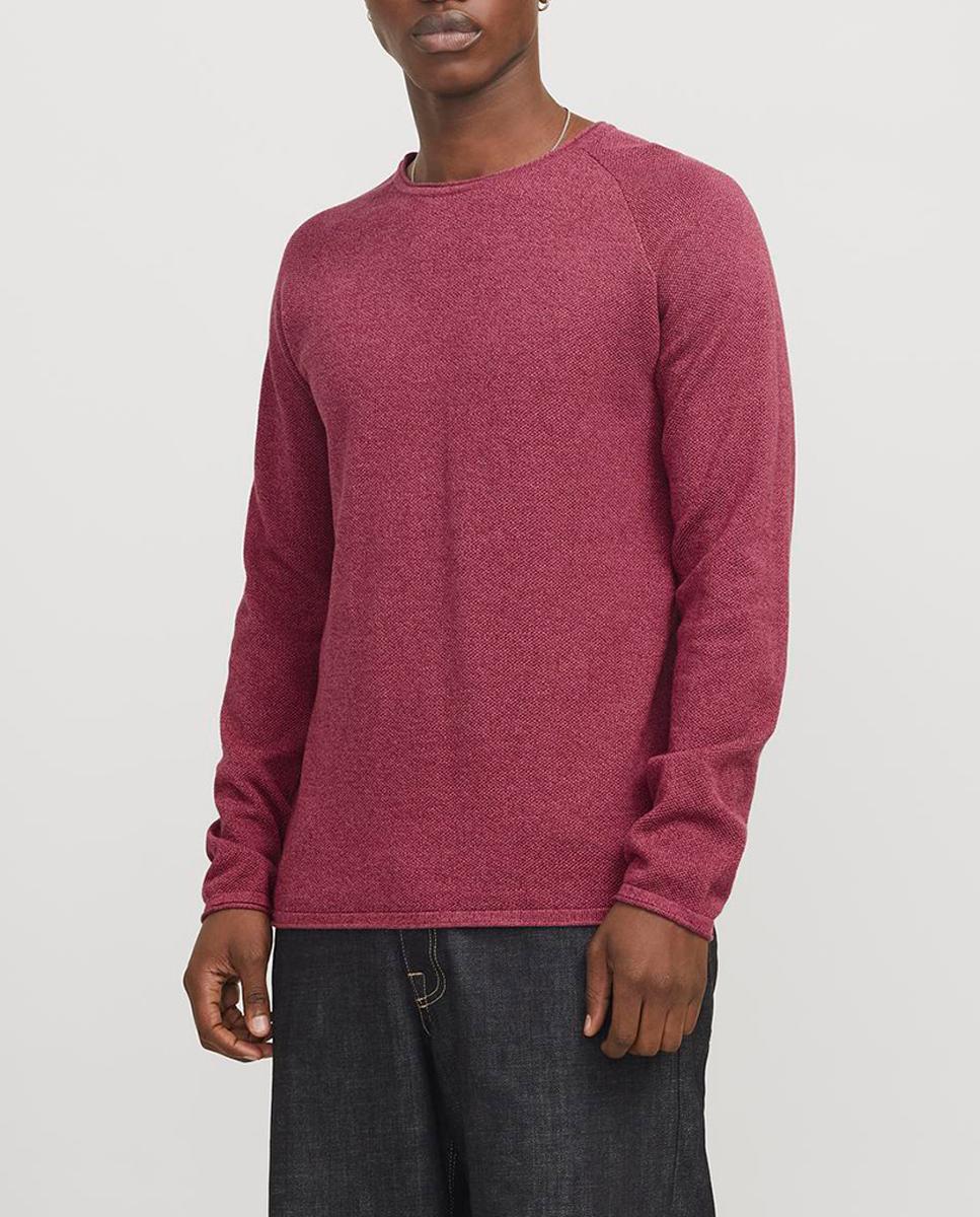 Imagen 0 de Jersey de hombre gris con cuello caja