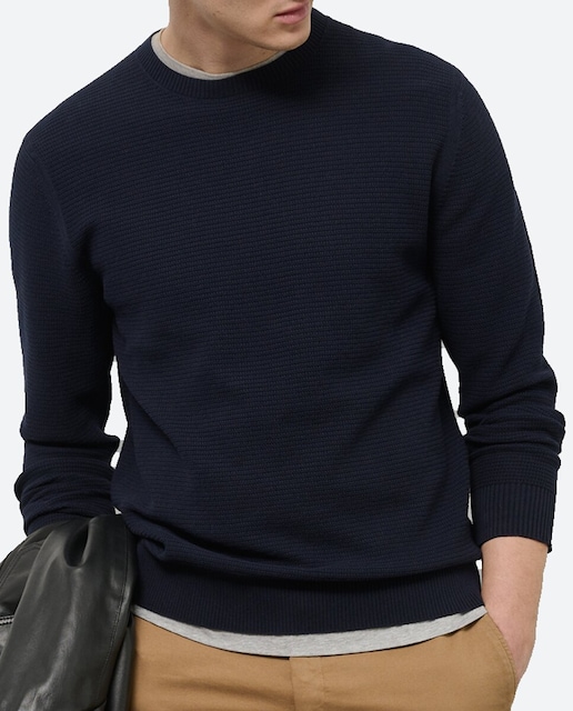 Imagen 0 de Jersey de hombre estructura cuello redondo