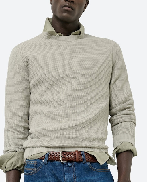 Imagen 0 de Jersey de hombre estructura cuello redondo
