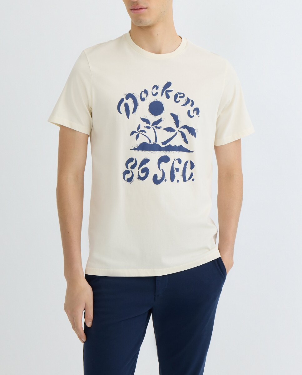 Imagen 0 de Camiseta de hombre de manga corta, slim fit.