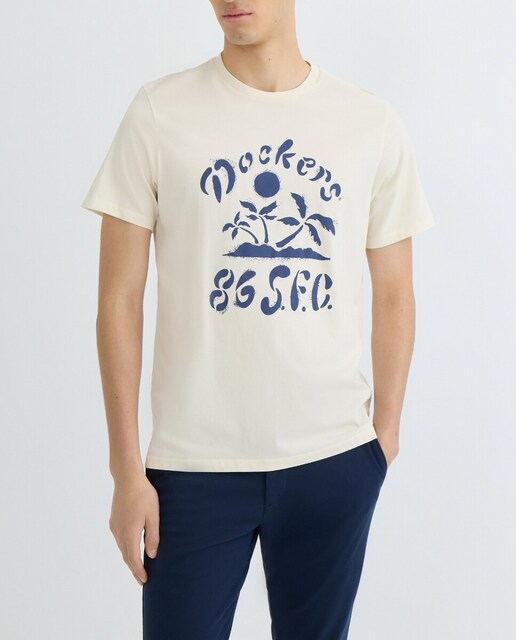 Imagen 0 de Camiseta de hombre de manga corta, slim fit.