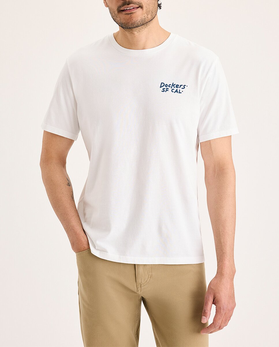 Imagen 0 de Camiseta de hombre de manga corta, slim fit.