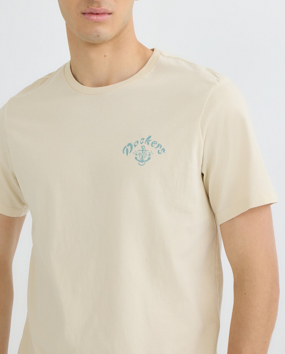 Imagen 0 de Camiseta de hombre de manga corta, slim fit.