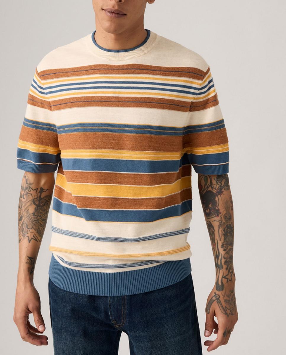 Imagen 0 de Jersey de hombre cuello redondo de manga corta