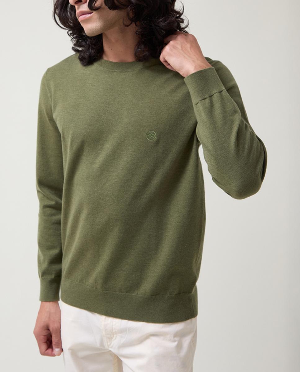 Imagen 0 de Jersey de hombre liso de cuello redondo
