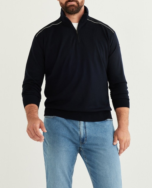 Imagen 0 de Jersey de hombre contrastes tejidos hombros tallas grandes