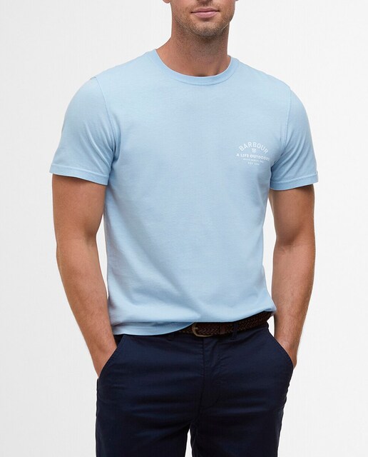 Imagen 0 de Camiseta de manga corta de hombre en color liso