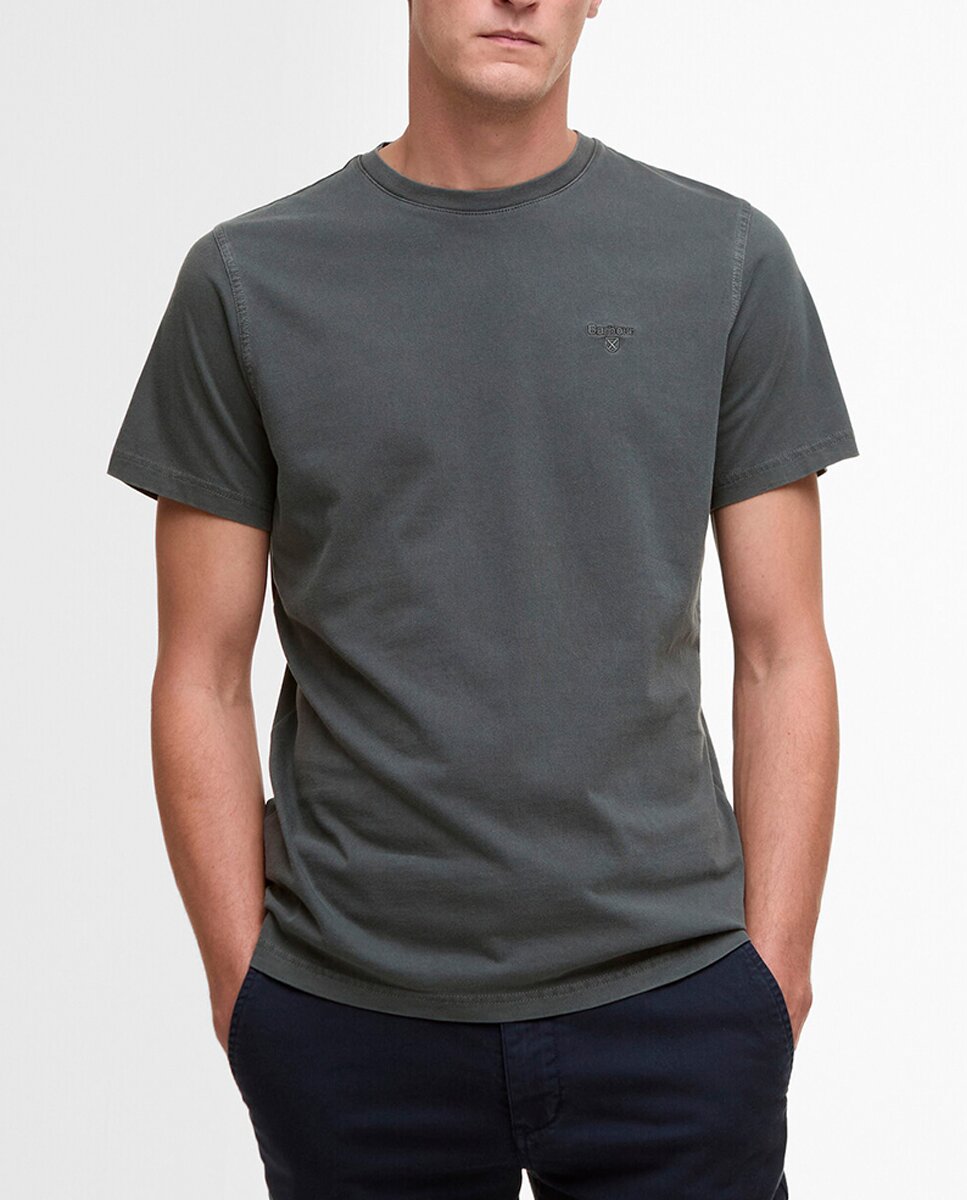 Imagen 0 de Camiseta de manga corta de hombre en color liso
