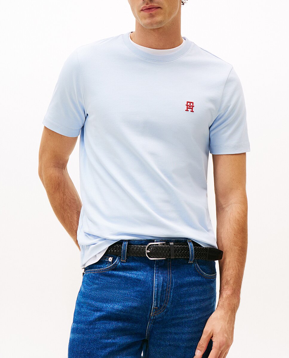 Imagen 0 de Camiseta de caballero con branding bordado