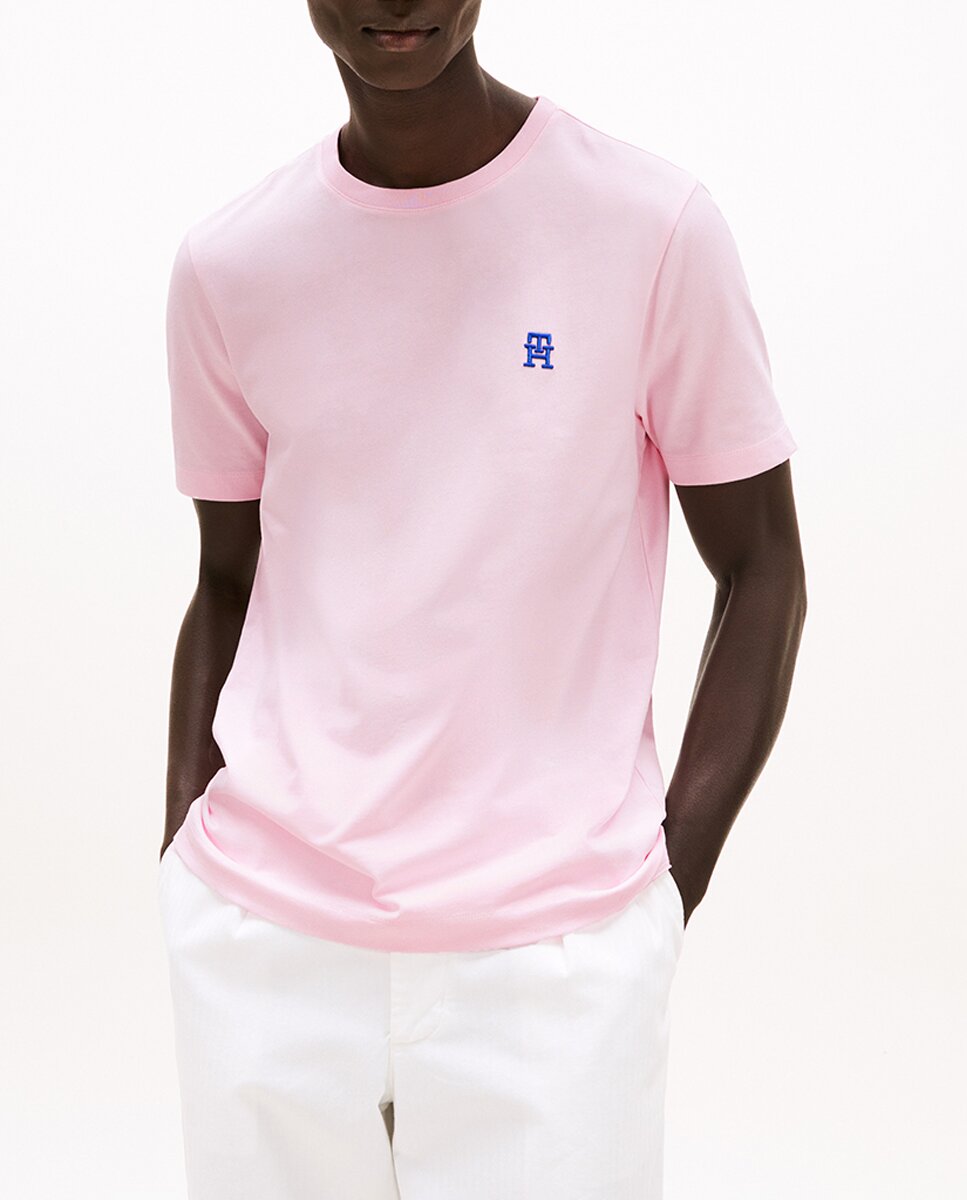Imagen 0 de Camiseta de caballero con branding bordado