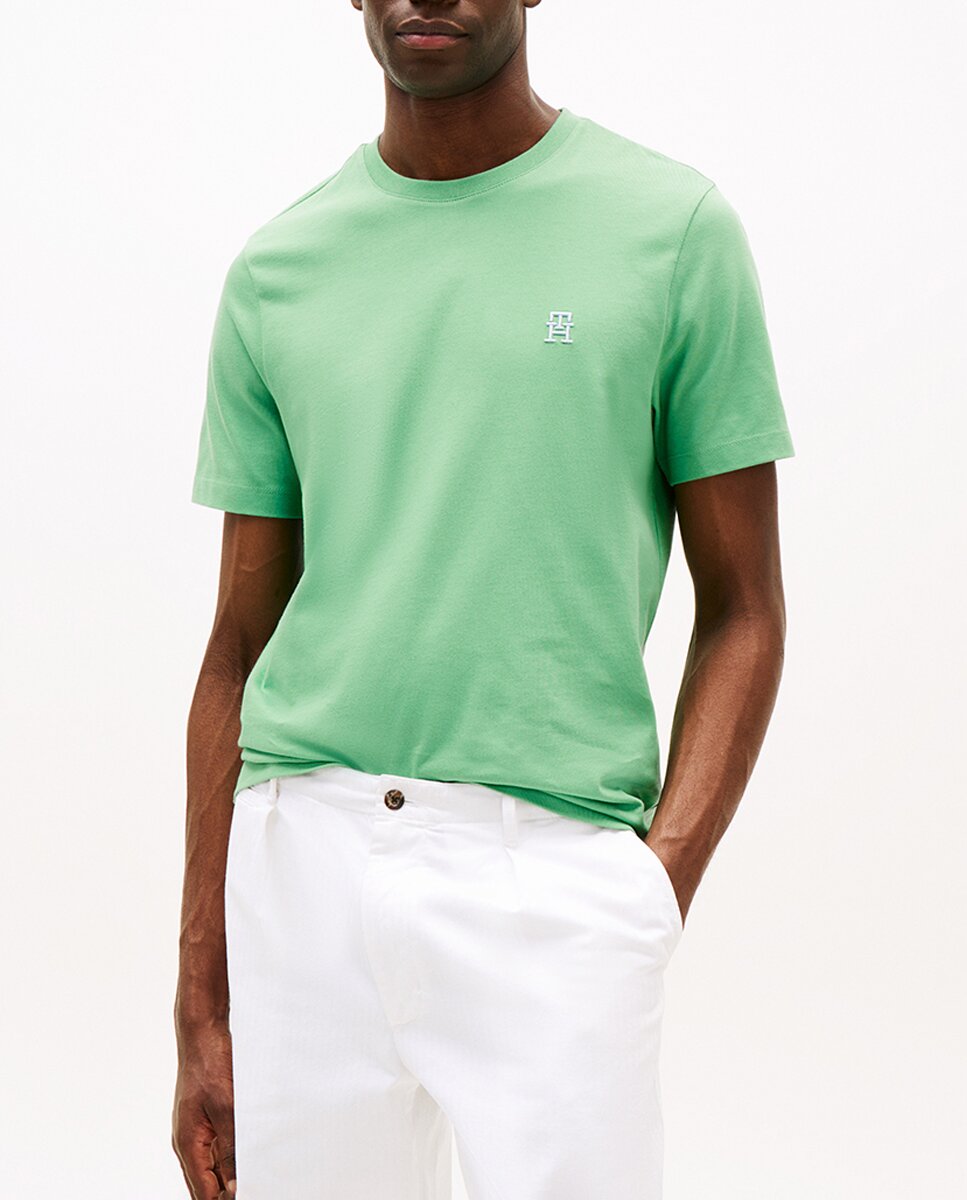 Imagen 0 de Camiseta de caballero con branding bordado