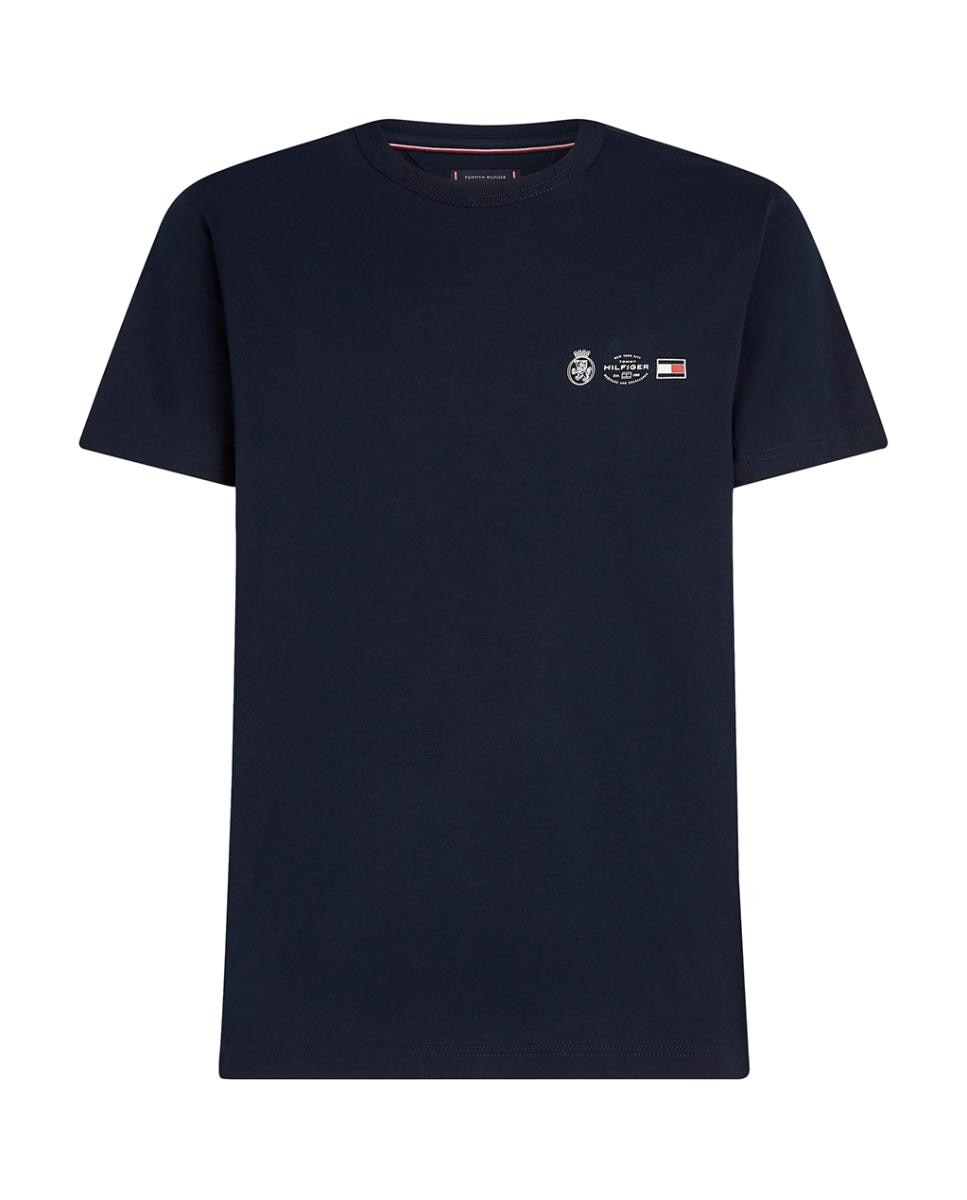 Imagen 0 de Camiseta de caballero de manga corta con cuello redondo