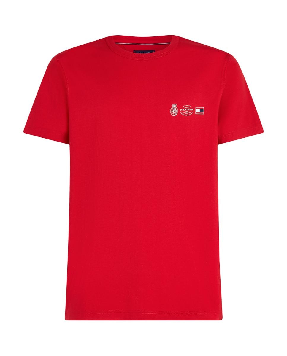 Imagen 0 de Camiseta de caballero de manga corta con cuello redondo