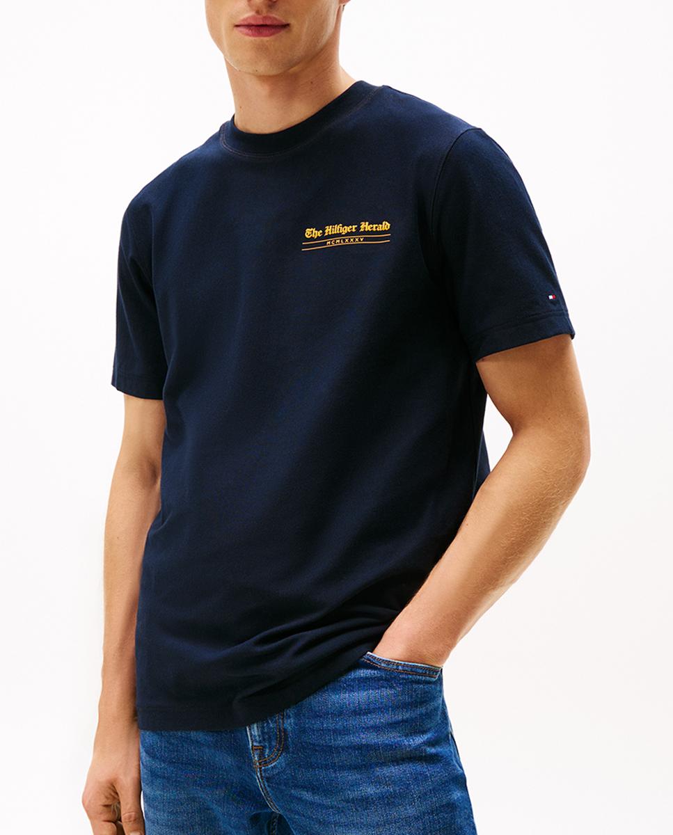 Imagen 0 de Camiseta de caballero de manga corta con cuello redondo