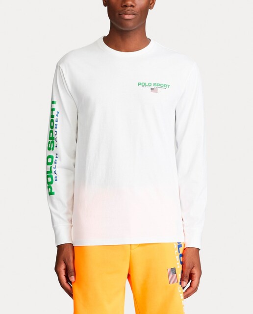Imagen 0 de Camiseta de hombre blanca de manga larga