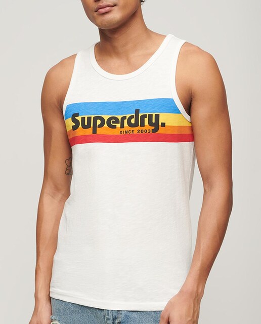 Imagen 0 de Camiseta de hombre sin mangas con logo Cali
