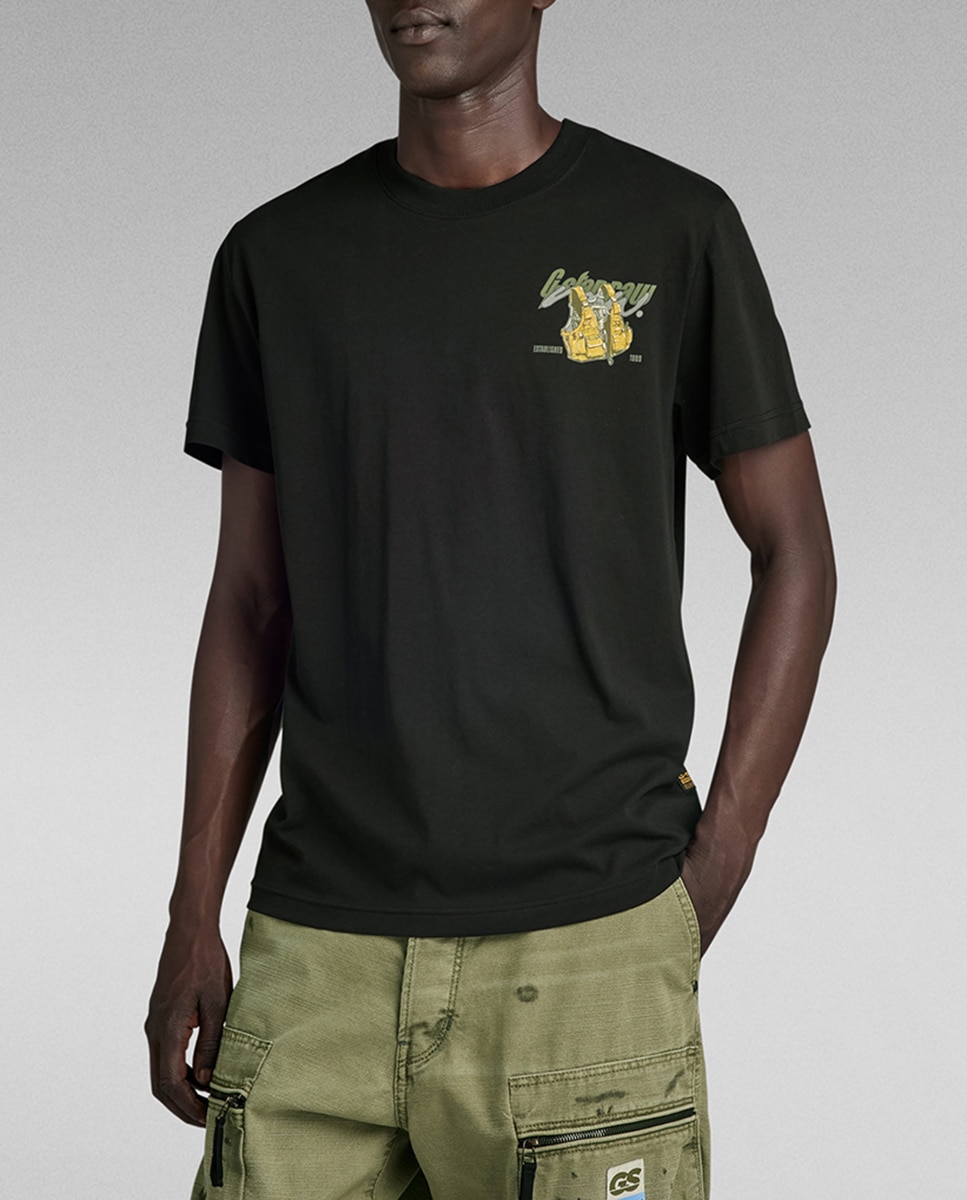 Imagen 0 de Camiseta gráfica Vest Back de hombre