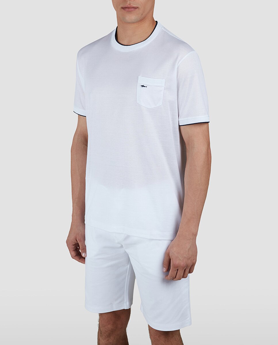 Imagen 0 de Camiseta de hombre manga corta bolsillo pecho logo