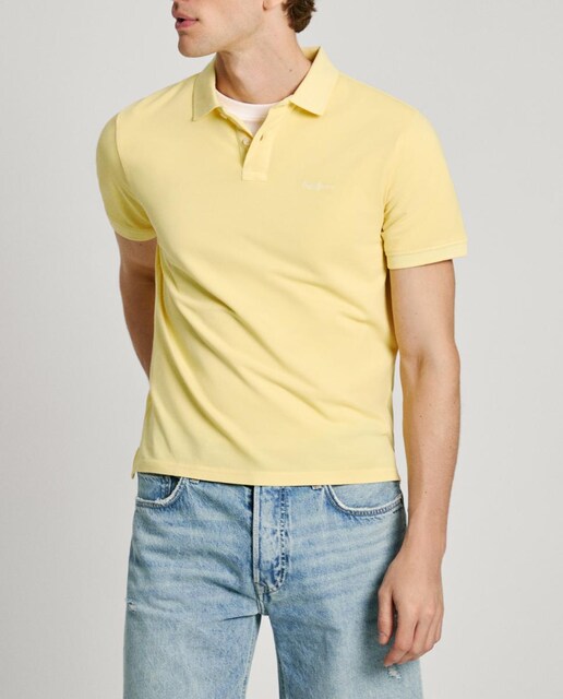 Imagen 0 de Polo manga corta de hombre con bordado en el pecho