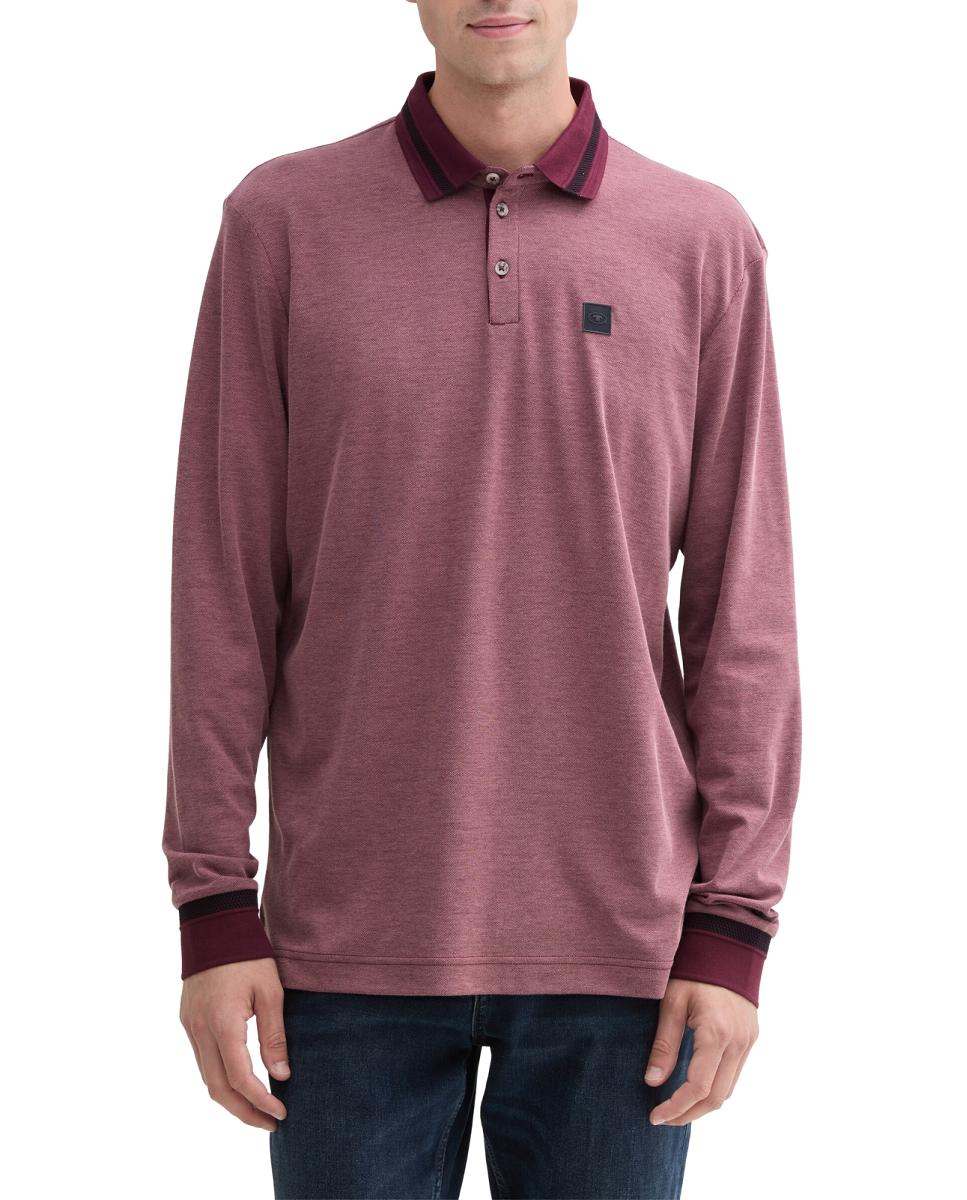 Imagen 0 de Polo de hombre de manga larga liso
