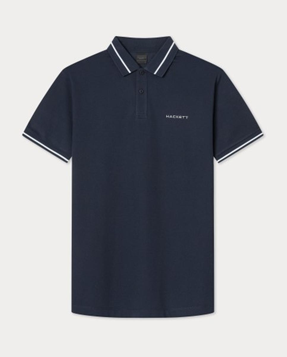 Imagen 0 de Polo Manga Corta con Ribete Fit Clásico